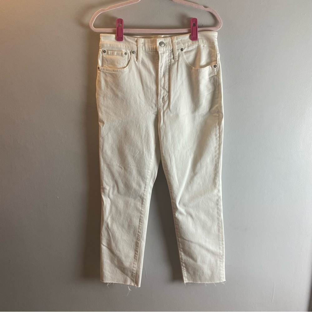 NWT Madewell Perfect Vintage Jean Cream 29